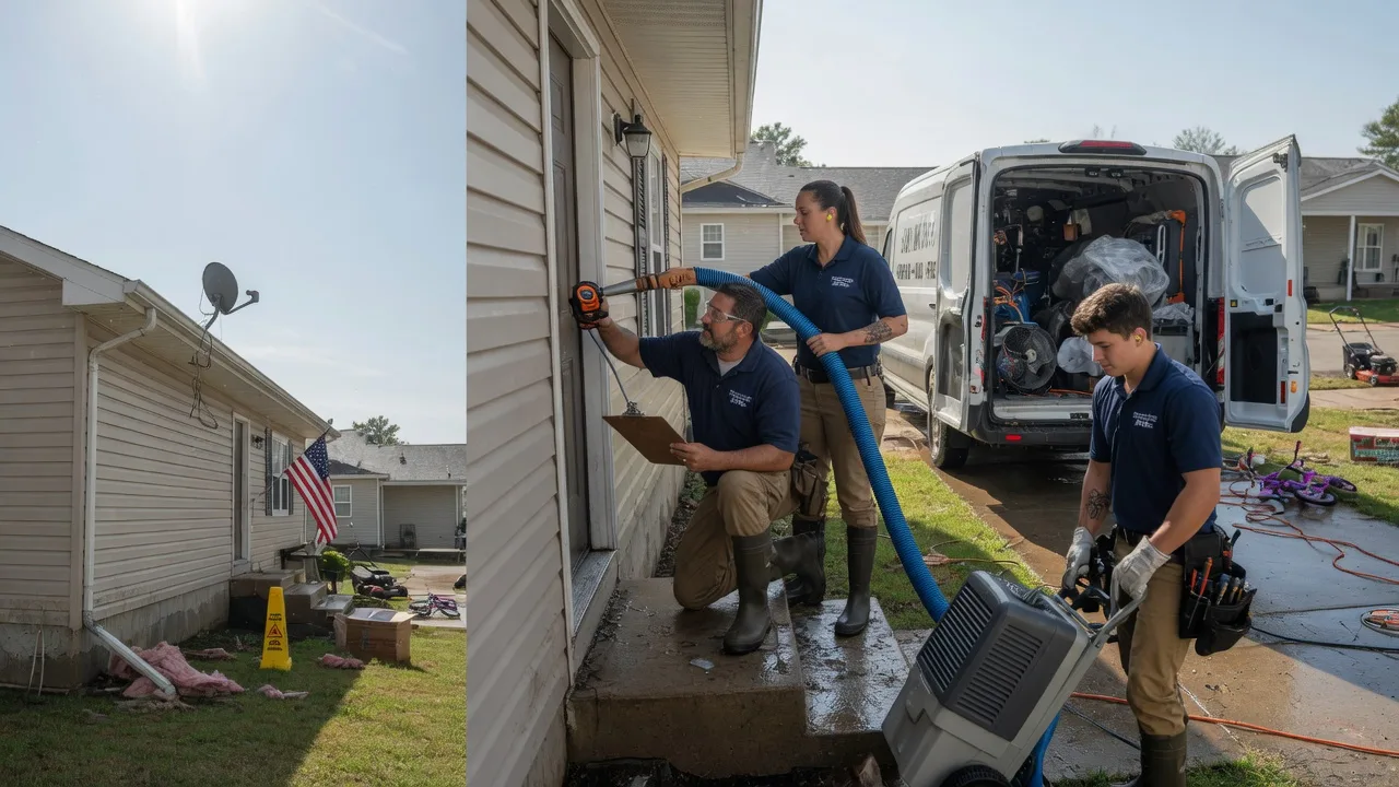 Ceiling Water Damage Restoration in Smithfield, IL near me